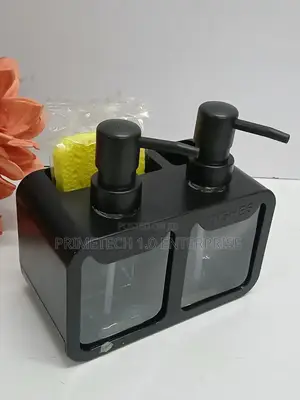 Hand and Dish Soap Dispenser With Sponge