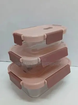 3 in 1 Glass Snack Boxes 500ml, 750ml, 1040ml