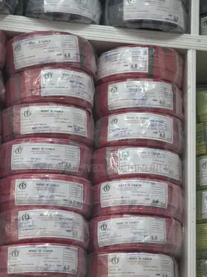 6mm2 Single-Core Red Electrical Cables
