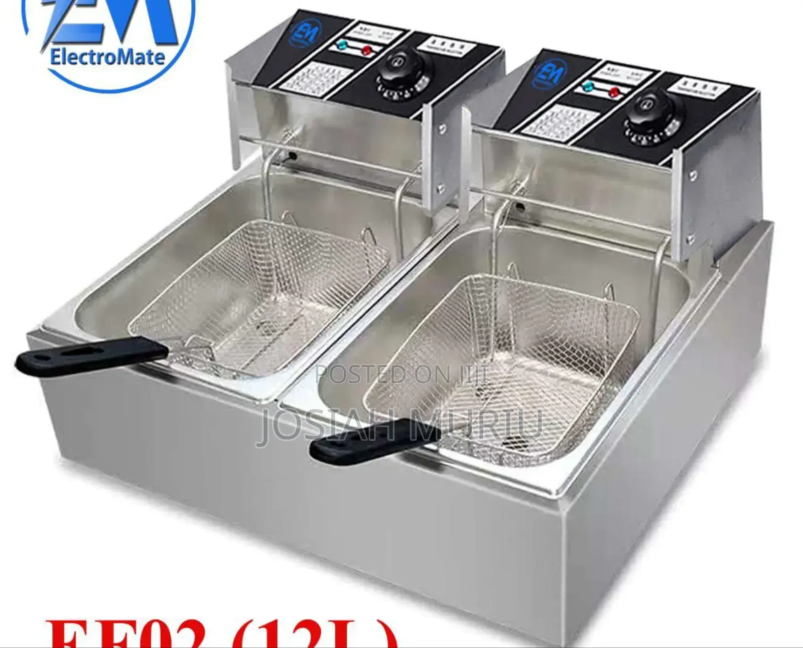 Electromate 12litre Double Deep Fryer