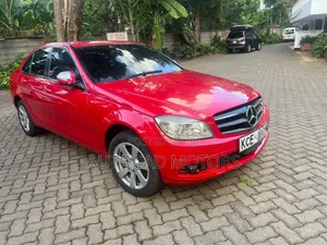 Mercedes-Benz C200 2008 Red