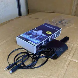 4-in-1 Design Type-Cretractable Car Charger 120w Fast Charging Charger