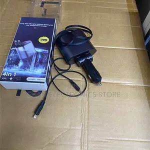 Retractable Cables Dual Ports Type C Gadgetbite Car Charger 120 W