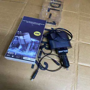 Super Fast Charger 120 Watt 4 in 1 Charger With Retractable Cables