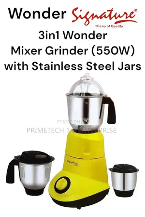 3 in I Signature Wonder Mixer Grinder -550watts