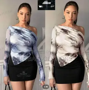Trending Floral Print and Tie-Dye Mesh Tops