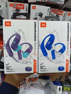 JBL Endurance Peak 4 True Wireless Noise-Canceling Sport Earbuds.