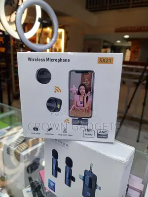 Sx21 Professional Wireless Lavalier Microphone for Content Creators
