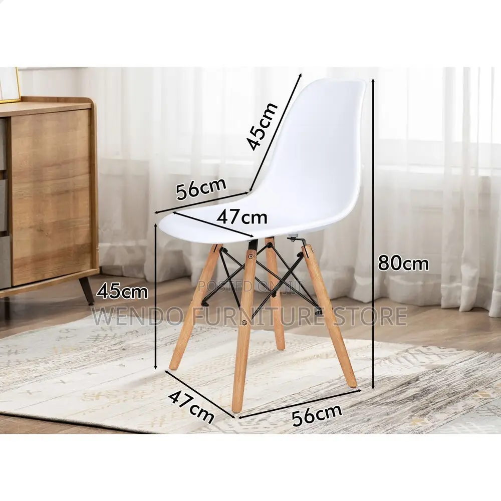 Dining Chairs; Living Room and Kitchen Dining Eames Chairs
