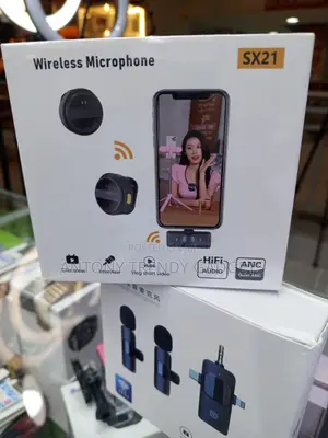 Sx21 Wireless Clip Microphone for Android Phones and Recording