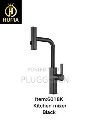Huma Kitchen Mixer Black Finished