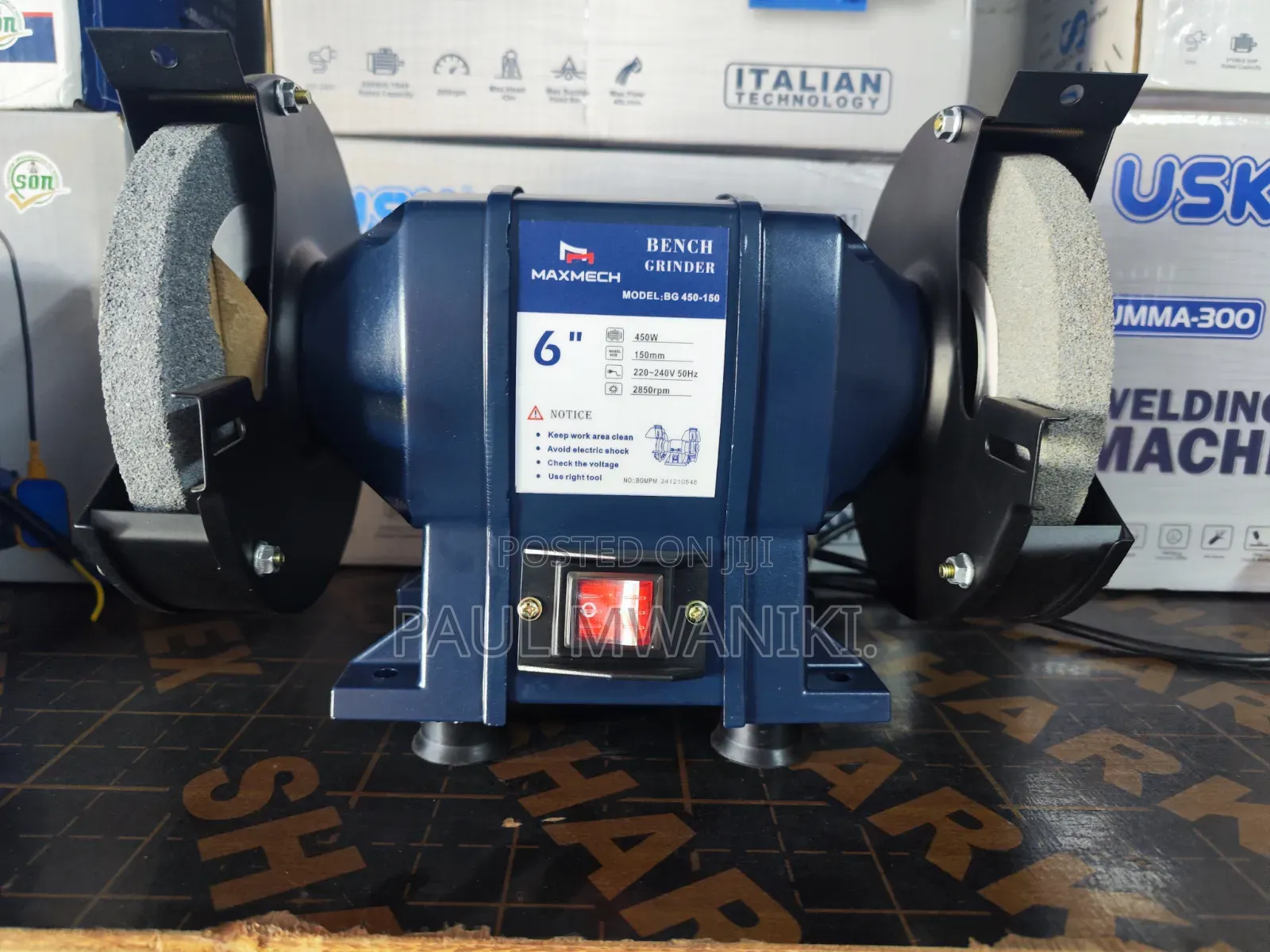 Maxmech 6" Bench Grinder