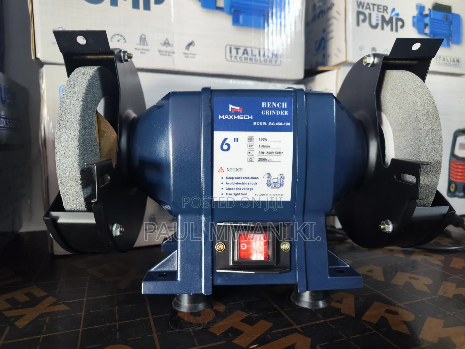Maxmech 6" Bench Grinder