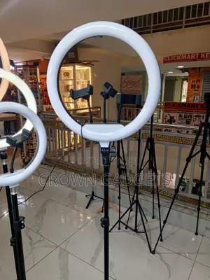Professional 14 Inch Ring Light With Phone Holders And Stand