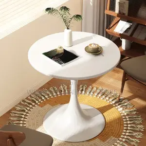 Coffee Table; Round Marble Homes Coffee Meeting Table