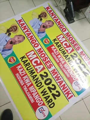 Campaign Banners, Posters Promotional Materials