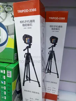 Tripod 3366 Camera and Phone Stand With Adjustable Height