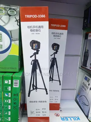 Tripod 3366 Adjustable Camera Tripod For Video Recording