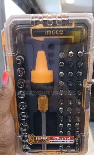 Ingco 47-Piece T-Handle Wrench and Screwdriver Set
