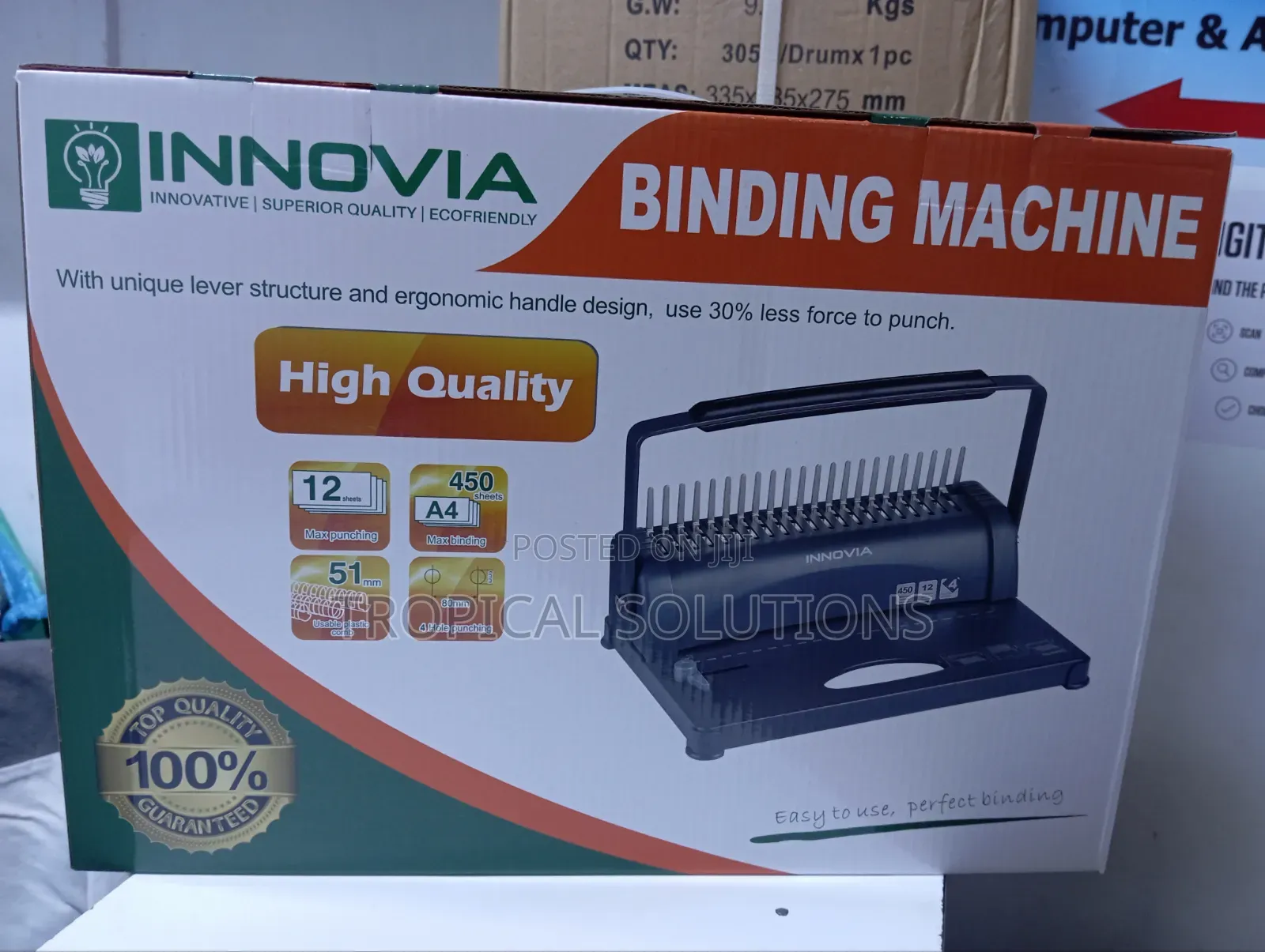 Binding Machine A4 Metallic