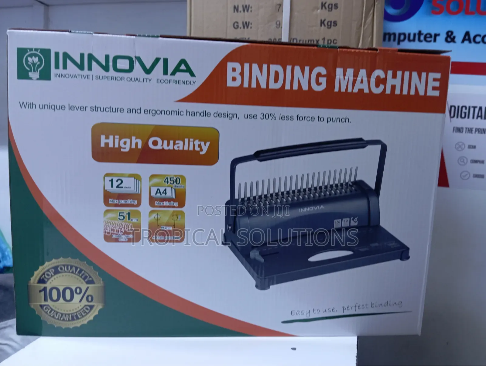 Binding Machine A4 Metallic