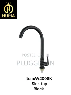 Huma Sink Tap Black Finished