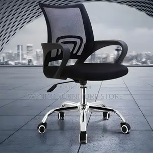 Office Chairs; Mesh Office Swivel Mid Back Cvver Chairs