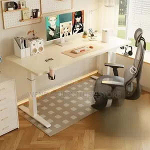 Office Desk; 1200mm Home Office Flexible Height Standing Desk