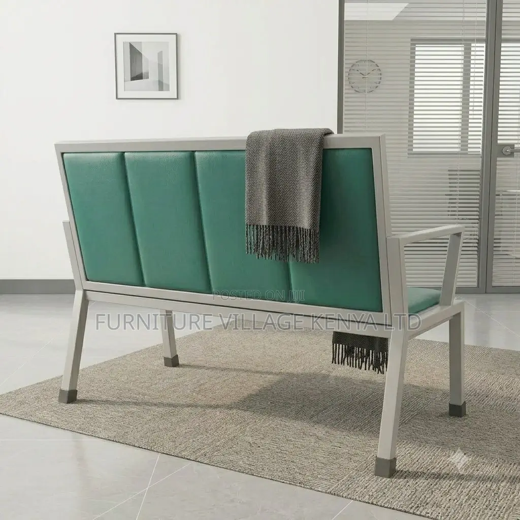 Padded Reception Visitor's Bench.