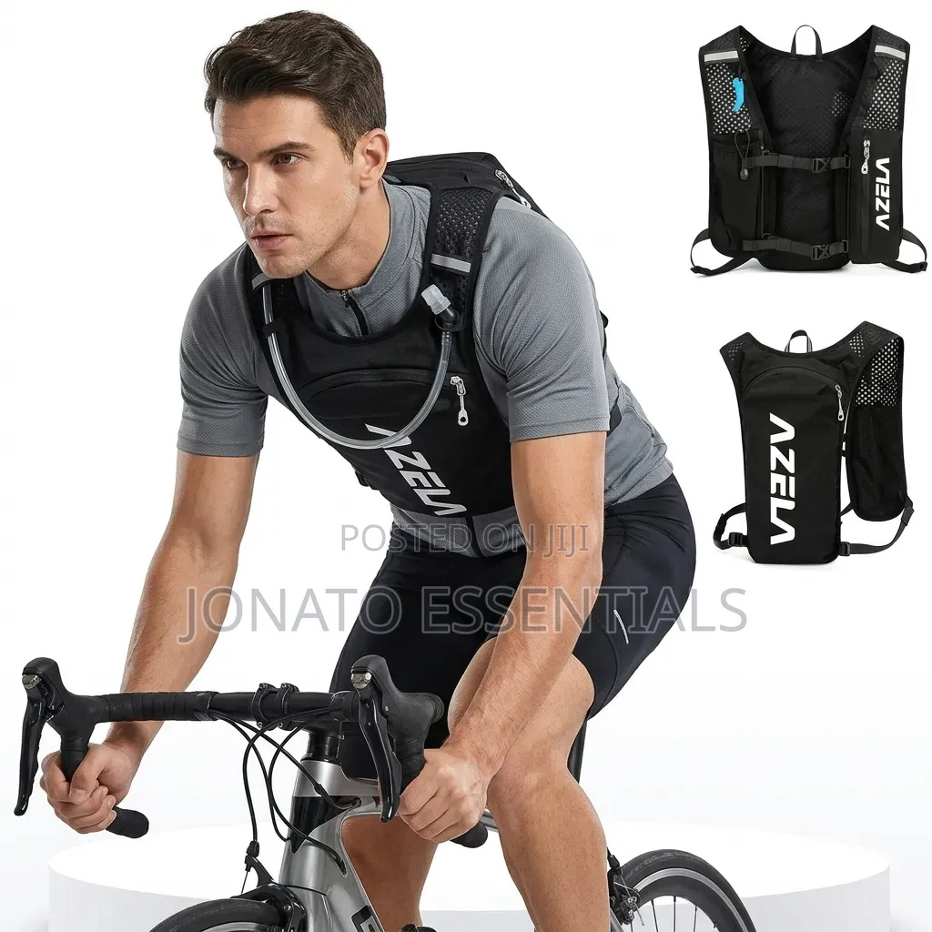 Azela Running Hydration Vest Backpack With Water Bladder Bag