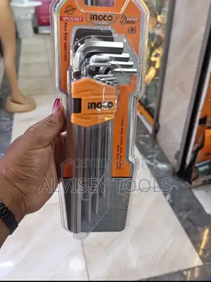Ingco Hex Key/Ingco Allen Key 9pcs