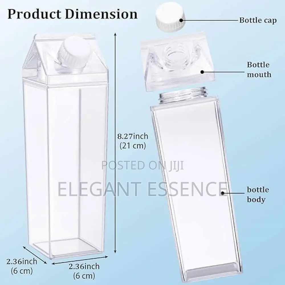 1l Duo Lid Acrylic Fridge Bottle