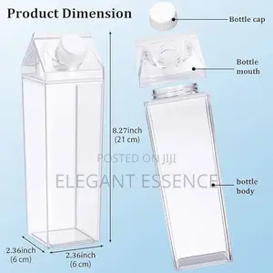 1l Duo Lid Acrylic Fridge Bottle