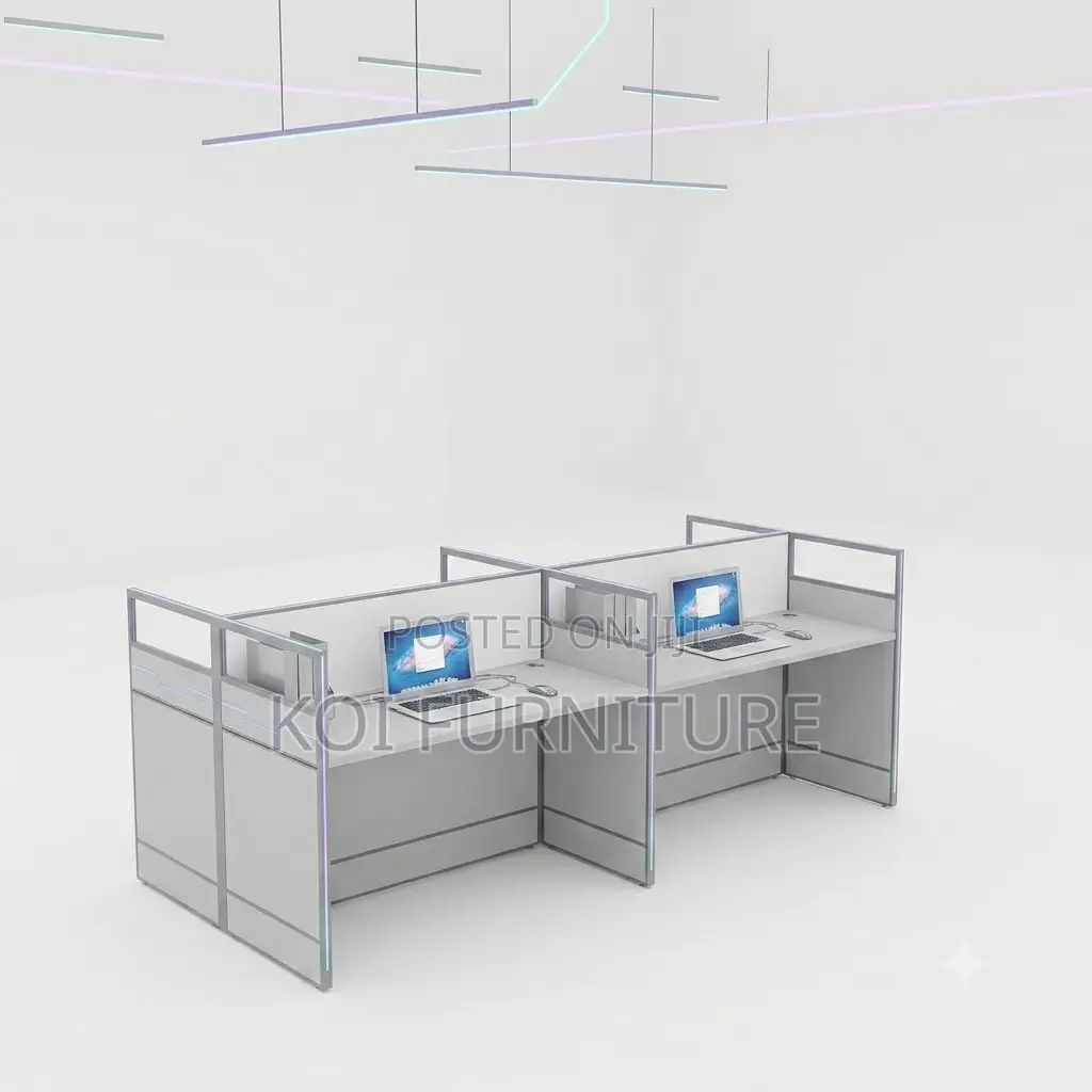 Office Workstation; Four Users MDF Office Workstation