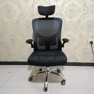 Black Ergonomic Mesh Home Chair