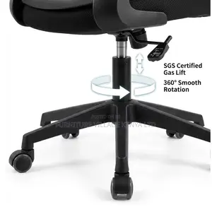 Black Ergonomic Mesh Home Chair