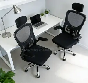 Black Ergonomic Mesh Home Chair