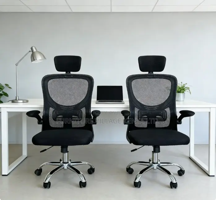 Black Ergonomic Mesh Home Chair