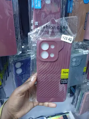 Vivo Y28 4gdiagonal Striped Pattern-Maroon
