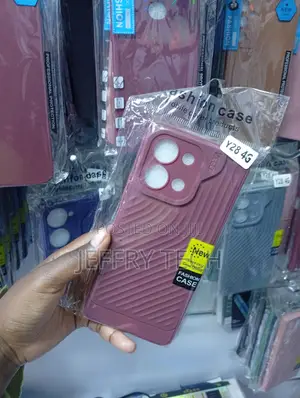 Vivo Y28 4gdiagonal Striped Pattern-Maroon