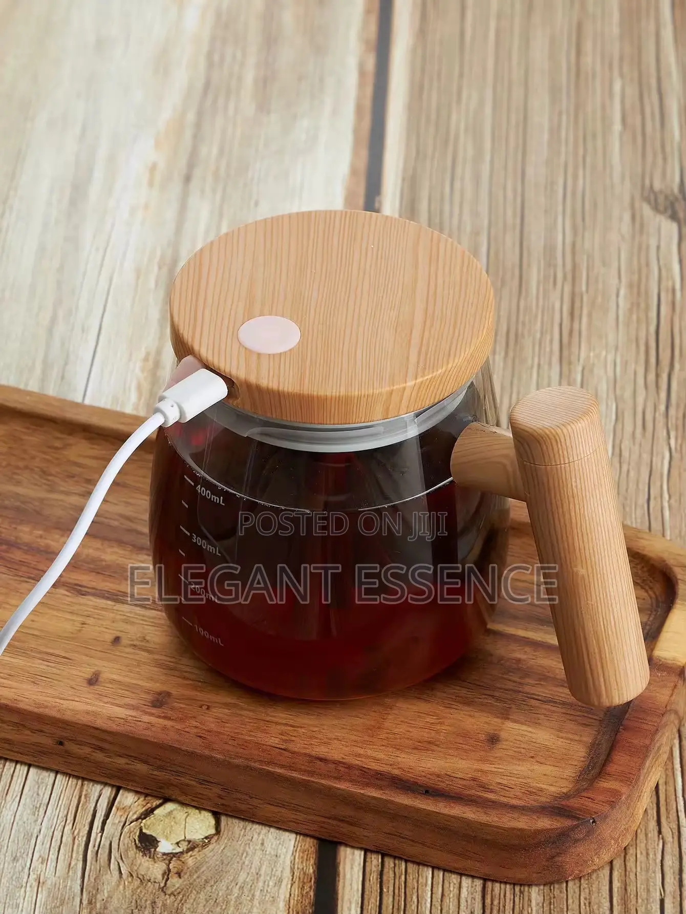 400ml Automatic Portable Coffee Mixer Cupmagnetic With Glass Material