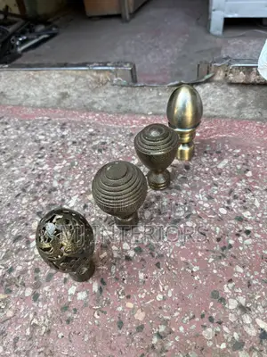 Executive Curtain Rods Finials Jua Kali Made for Professional Spaces