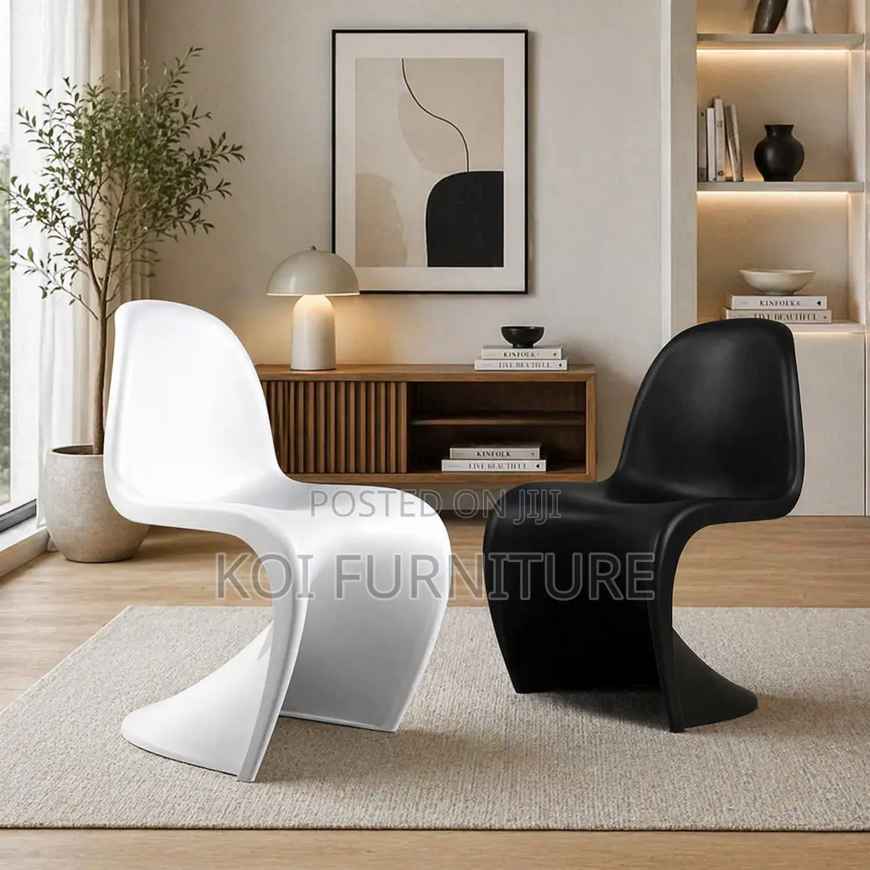 Dining Chairs; Plastic Stackable Pantone Dining Chairs