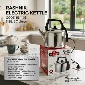 Rashnik Electric Kettle 5.7l