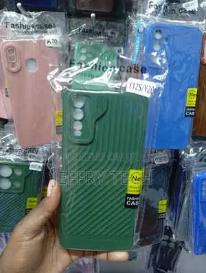Vivo Y12s and Vivo Y20 Green Puffer-Style Phone Case