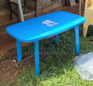 Royal Blue Plastic Table
