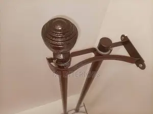 Stylish Curtain Rods With Decorative End Caps Available