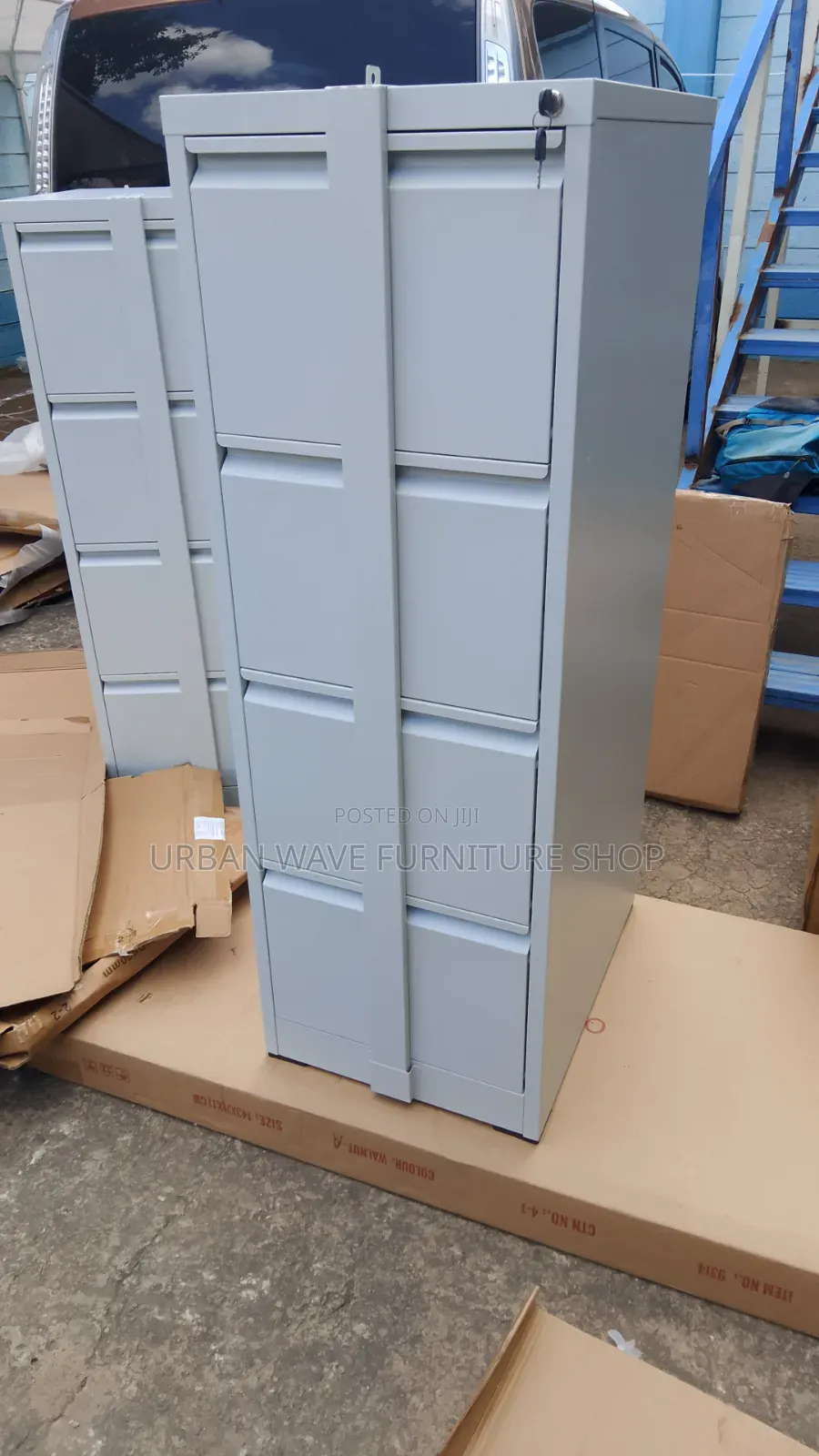 4 Drawers Lock  Bar Filling Cabinets 