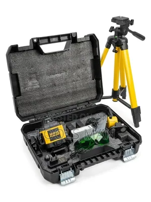 Dewalt Style 12 Line 3d Green Beam Laser Level With Tripod Kit.