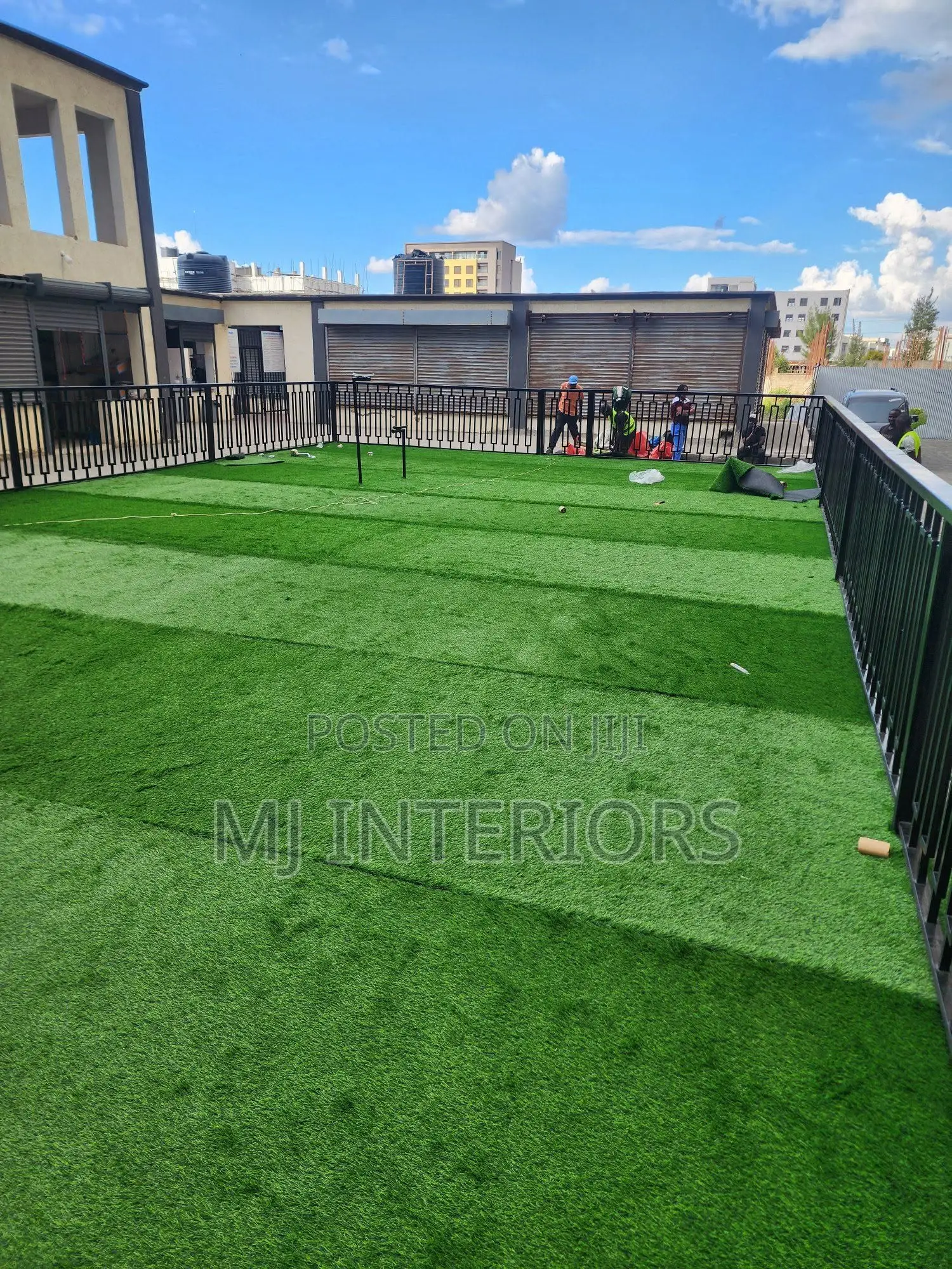 Artificial Turf Installation for Beautiful Compound Finishing